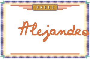 AlejandroдӢ