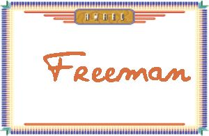 Freeman的手写英文
