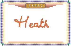 Heath的手写英文