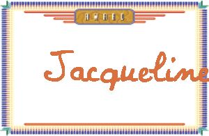 Jacqueline的手写英文