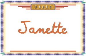 JanetteдӢ