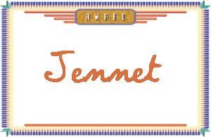Jennet的手写英文