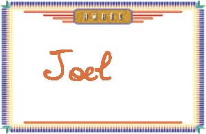 Joel的手写英文