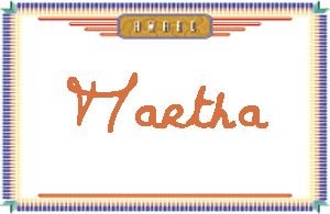 Martha的手写英文