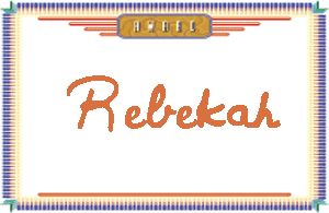 RebekahдӢ