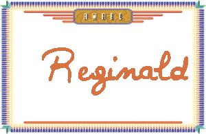 Reginald的手写英文