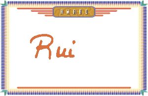 RuiдӢ