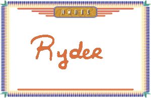 RyderдӢ