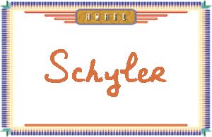 SchylerдӢ
