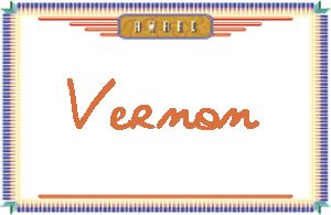 Vernon的手写英文